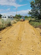 Сельские муниципальные образования Лысогорского района рассказывает о дорожных работах 