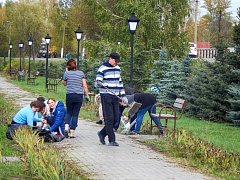  В парке Лысых Гор состоялся субботник