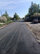 Дорожные работы в Большой Рельне и Яблочном