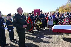 Сегодня Лысогорский район простился с участником СВО из Большой Рельни