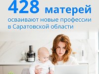 В Саратовской области более 400 женщин с детьми бесплатно обучаются востребованным профессиям.