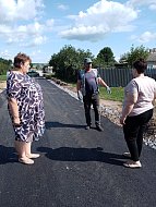 Продолжаются дорожные работы в МО Лысогорского района