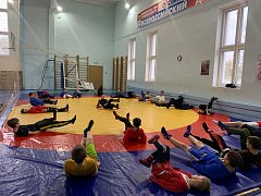 В  р.п. Лысые Горы  прошла открытая тренировка по самбо