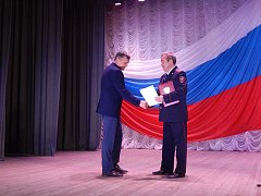 Сотрудники полиции Лысогорского района отмечают профессиональный праздник
