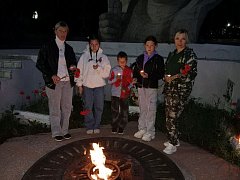 Лысогорцы зажгли свечи в память о погибших в годы Великой Отечественной войны