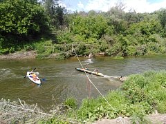 В селе Николаевка на реке Медведице прошел областной слёт юных туристов-водников и областные соревнования по спортивному туризму на водных дистанциях