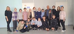 В рамках проекта «Классные встречи» ученики МБОУ СОШ №1 р.п. Лысые Горы побеседовали с председателем местного отделения «Боевое братство»