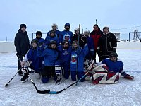 В школе села Большие Копёны открыли юбилейный сезон по хоккею с шайбой