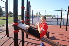 Большой спортивный праздник в Лысых Горах: открыли новую спортивную площадку