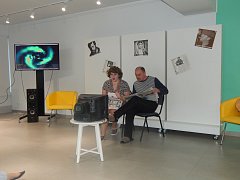 В районной библиотеке прошел квартирник, который посвятили легендарному В.С. Высоцкому