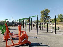 ГТО для всех: новая спортплощадка для подготовки и  сдачи нормативов открыта в  Широком Карамыше