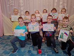 Дошколята из детского сада «Радуга» выразили слова поддержки нашим военнослужащим
