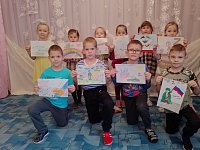 Дошколята из детского сада «Радуга» выразили слова поддержки нашим военнослужащим