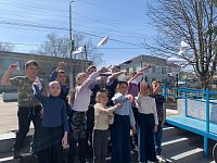 День космонавтики отметили юные лысогорцы