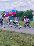 В селе Большая Рельня стартовали мероприятия ко Дню государственного флага