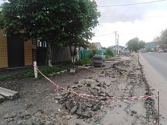 Ждем новый тротуар!