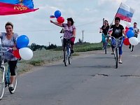 В селе Большая Рельня стартовали мероприятия ко Дню государственного флага