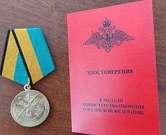 Награда нашла героя: Семён Волков из Большой Рельни награждён  медалью «За образцовое исполнение воинского долга»