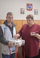 В преддверии Дня Победы на территории Лысогорского района  прошла акция "Красная гвоздика"