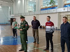 Допризывная молодежь продемонстрировала свою физическую подготовку