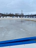 Лед  готов: в районе залито четыре катка