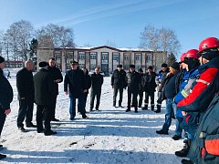 В Лысых Горах провели противопаводковую командно-штабную тренировку и проверку готовности  района к весеннему половодью