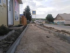Ждем новый тротуар!