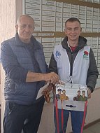 В преддверии Дня Победы на территории Лысогорского района  прошла акция "Красная гвоздика"