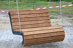 Парк Победы в Лысых Горах продолжает преображаться