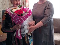Юбилей труженицы тыла: Вере Захаровне Поповой - 95
