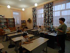 В МБОУ СОШ №1 р. п. Лысые Горы «Разговоры о важном» продолжаются 