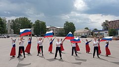 Участники хореографических коллективов РДК приняли участие во флешмобе