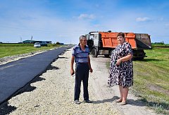 Новости Гремячинского МО:  ведутся дорожные работы, уборка озимой пшеницы в полном разгаре