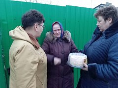 Глава района посетила семьи мобилизованных лысогорцев