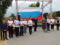 Вчера в парке Лысых Гор состоялся концерт, посвященный Дню государственного флага