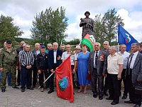 Открытие памятника в Лысых Горах приурочили к Дню ветерана боевых действий