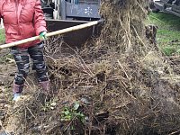 В Лысых Горах продолжается месячник по благоустройству