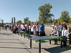 ГТО для всех: новая спортплощадка для подготовки и  сдачи нормативов открыта в  Широком Карамыше