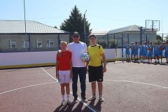 Большой спортивный праздник в Лысых Горах: открыли новую спортивную площадку