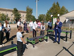 ГТО для всех: новая спортплощадка для подготовки и  сдачи нормативов открыта в  Широком Карамыше