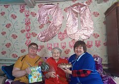 Ветеран труда из села Ключи отметила 90-летний юбилей