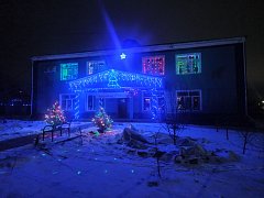 ОГУ «Лысогорская райСББЖ» сверкает огоньками гирлянд