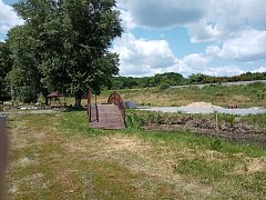 В райцентре Лысые Горы продолжается благоустройство общественной территории