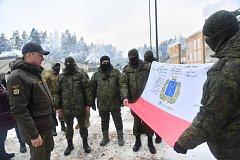 Губернатор Роман Бусаргин посетил один из пунктов дислокации мобилизованных