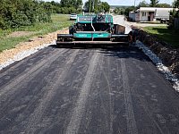 Продолжаются дорожные работы в МО Лысогорского района