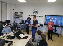 Школьники из п. Октябрьский посетили профориентационную выставку-практикум «Лаборатория будущего» 