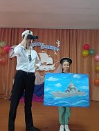 Обучающиеся т /о "Калейдоскоп  идей" (школа с. Шереметьевка) в преддверии Дня военно-морского флота подготовили и провели мероприятие "От ботика до крейсера"