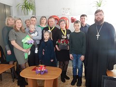 Первые в этом году юбиляры семейной жизни - жители Шереметьевки