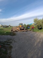 Дорожные работы в Большой Рельне и Яблочном