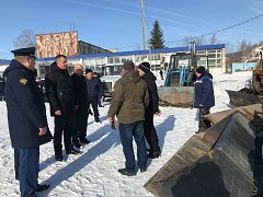 В Лысых Горах провели противопаводковую командно-штабную тренировку и проверку готовности  района к весеннему половодью
